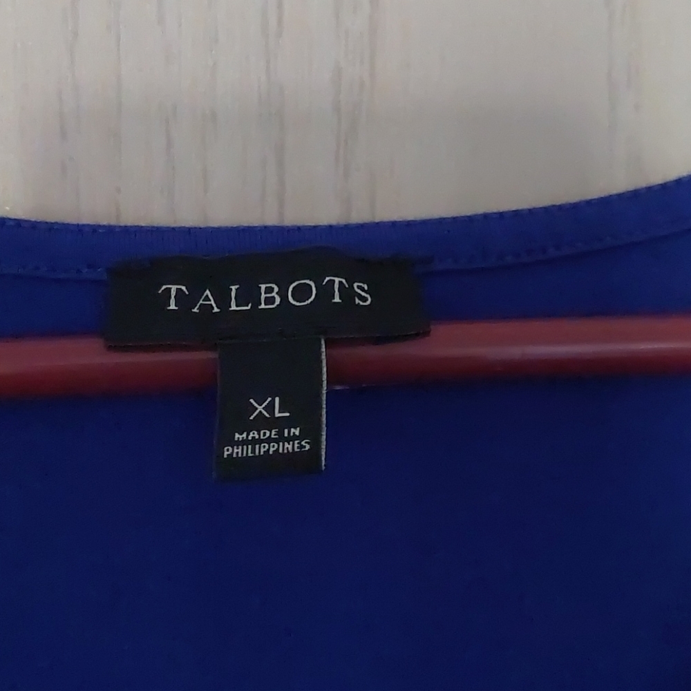 Stretchy Talbots midi dress with belt